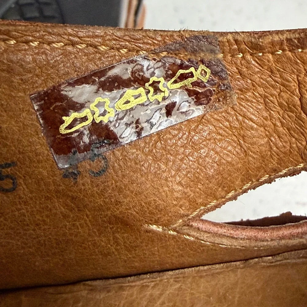 Josef Seibel Womens Brown Leather Fisherman Sandals Shoes EU 41 US 10-10.5